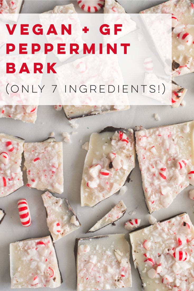easy vegan peppermint bark + video!