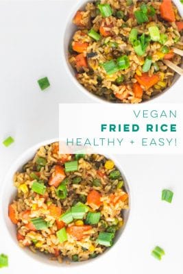 Easy Vegan Fried Rice - Mindful Avocado