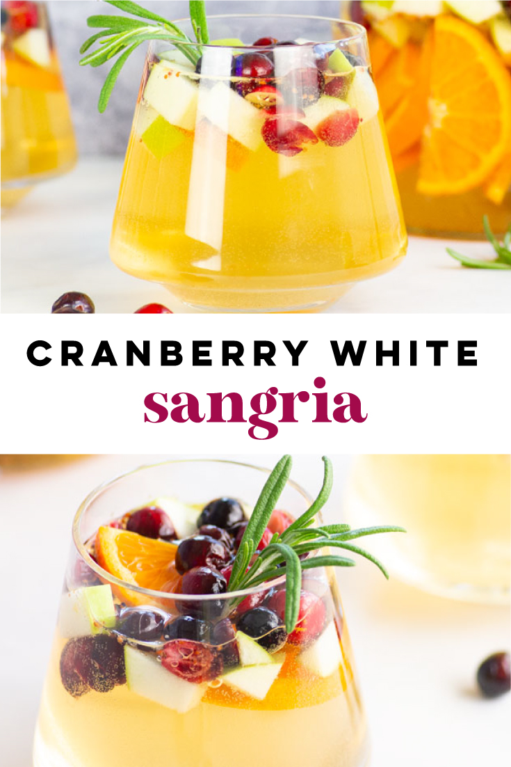 Cranberry White Sangria + VIDEO - Mindful Avocado