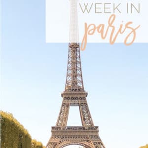 See what I did in 1 week in Paris -- Some touristy and not-so-touristy things to do in the City of Love! #paris #travel #europe #blogger #eiffeltower | mindfulavocado