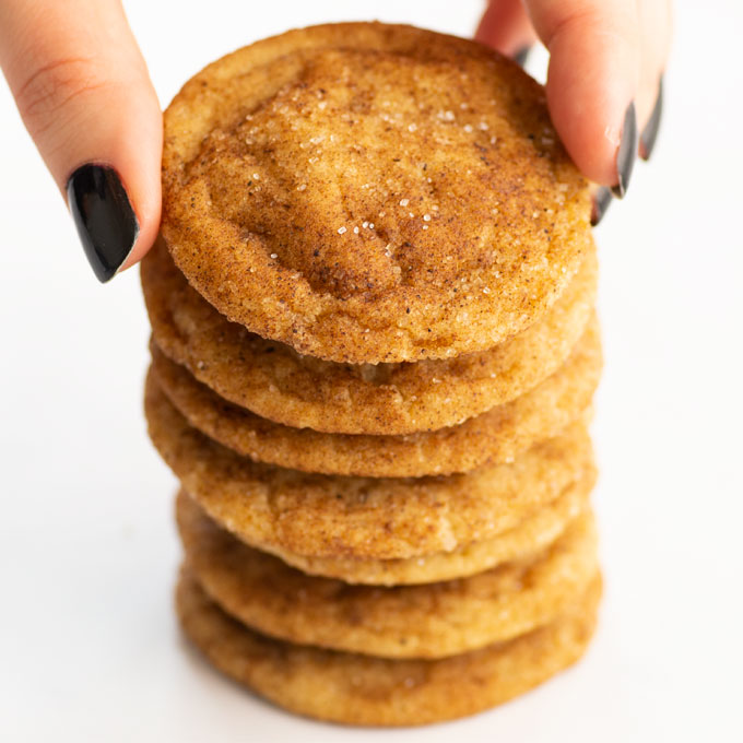 vegan snickerdoodles with chai spice