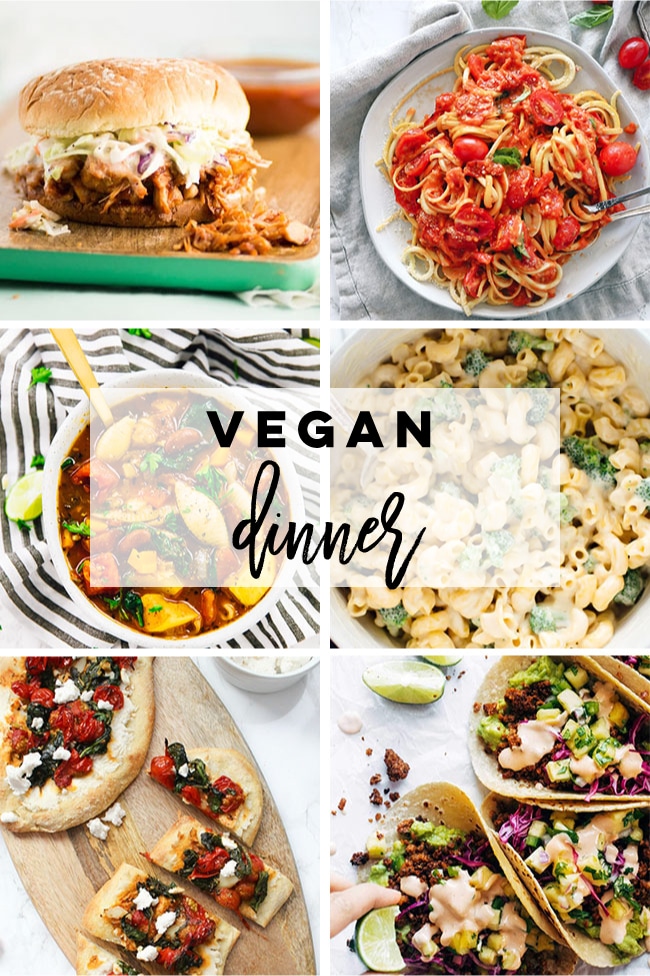 Vegan dinner ideas for Veganuary