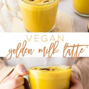 Turmeric Latte aka Golden milk is a beautiful health elixir! Coconut milk, turmeric, warm spices, and a hint of sweetener make this latte recipe so cozy and healthy. #healthy #detox #vegan #dairyfree #latte #turmeric #easy | Mindful Avocado