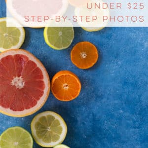 Create your own backgrounds for photographers with this easy DIY tutorial. Follow these steps to learn how to make some one of a kind food photography backdrops. Best of all, the boards are less than $25 each to make! #foodphotography #diy #photobackgrounds #foodphotographytips | Mindful Avocado