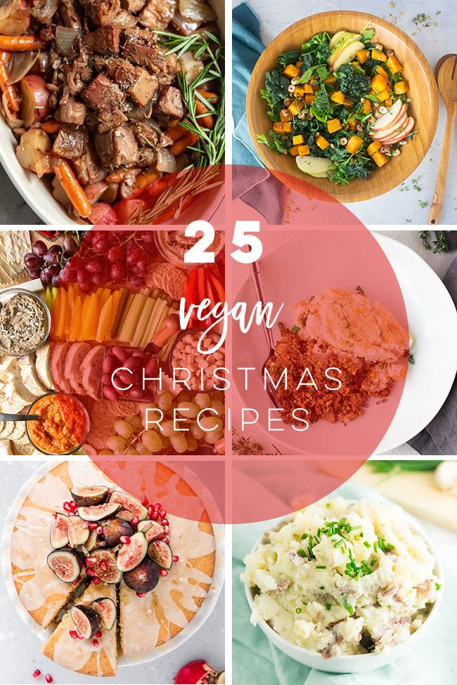 Find easy and healthy Christmas recipes to make this holiday season! From appetizers, to main dishes, and everything in between, this list has something you and your family will enjoy! #christmas #veganchristmas #christmasmaindishes #vegetarianchristmas | Mindful Avocado