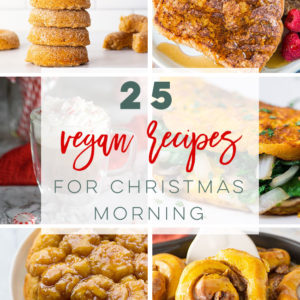 Vegan Christmas Breakfast ideas -- Discover easy and healthy breakfast recipes that are PERFECT for Christmas morning! From vegan French toast, pancakes, waffles, and donuts, to savory options like vegan omelets, this has everything you need for the holiday season. #veganbreakfast #christmasrecipes #christmasbreakfast #vegan | Mindful Avocado