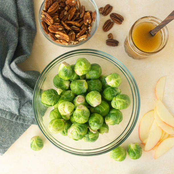 Shaved Brussel Sprouts Salad Recipe Mindful Avocado