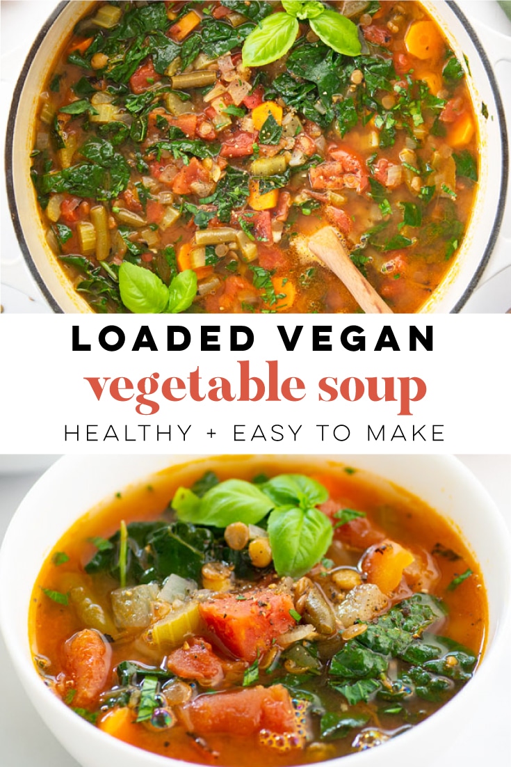Vegan Vegetable Soup + VIDEO - Mindful Avocado
