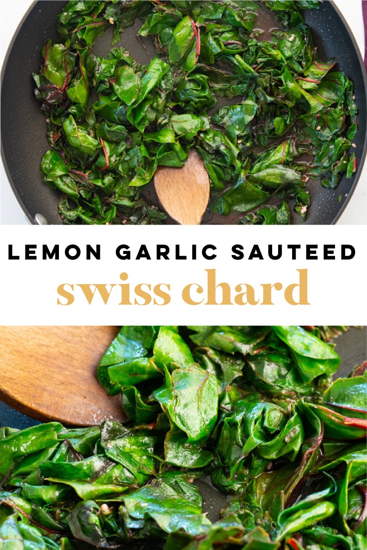 Lemon Garlic Sauteed Swiss Chard - Mindful Avocado