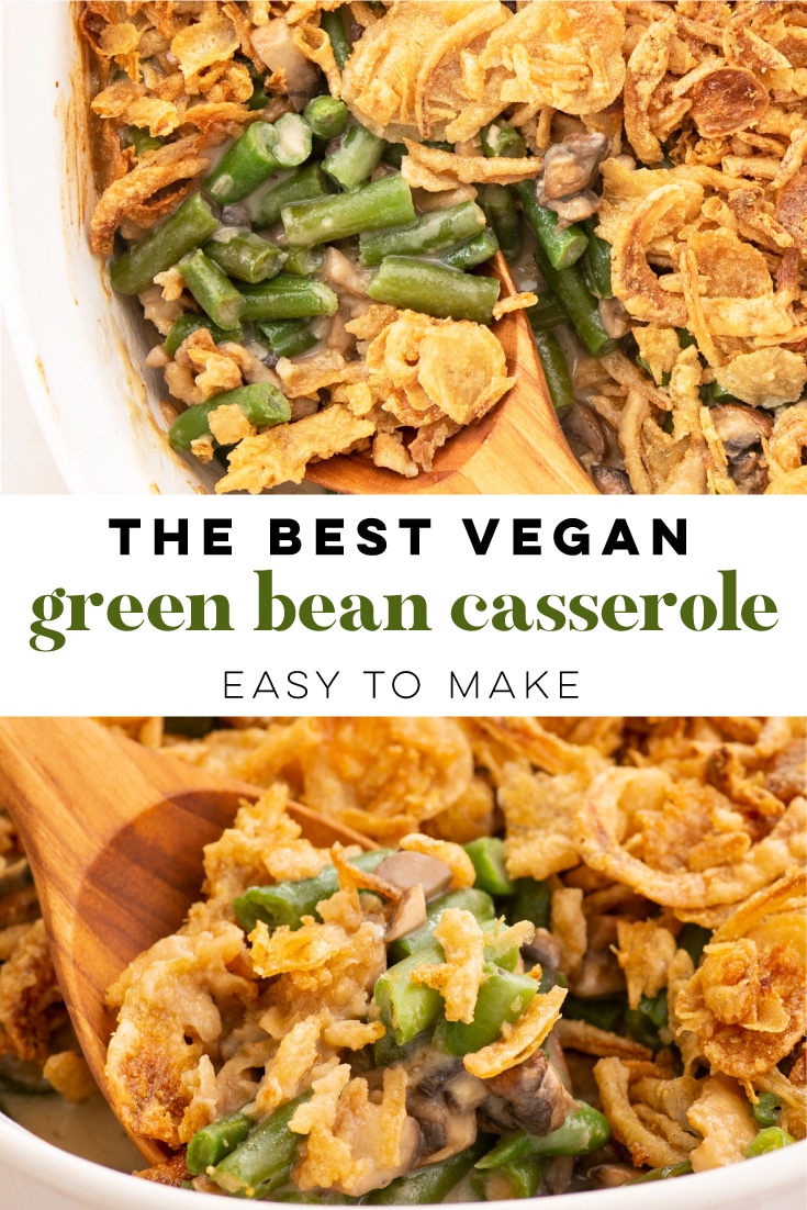 Vegan Green Bean Casserole Recipe - Mindful Avocado